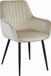 LEOBERT SOLDEN Stoel - Beige Velours, Metalen Poten