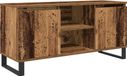 vidaXL meuble TV, 104 x 35 x 50 cm, bois recyclé, panneaux de particules