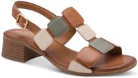 Tamaris WIDE FIT Dames Sandaaltje 8-88203-42 Groen Leer Blokhak 37 EU