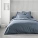 TODAY Essential - Hoeslaken, 140 x 190 cm, voor tweepersoonsbed, 100% katoen, effen, denim