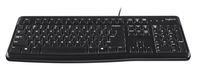 Logitech K120 - Bedraad USB QWERTY Toetsenbord - Zwart