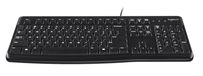 Logitech K120 - Bedraad USB QWERTY Toetsenbord - Zwart