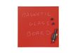 Bi-Office GL150301 magnetisch bord Glas Rood
