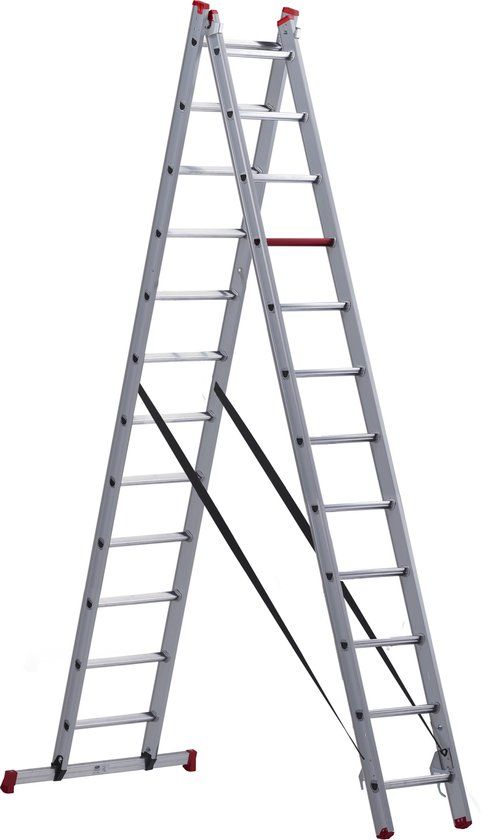 Altrex Atlantis 2-delige Reformladder - Werkhoogte 6.60m - 2 x 12 sporten
