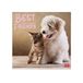 Legami Wandkalender 2025, grote wandkalender 30 x 29 cm, 12 maanden en jaarplanner, ruimte voor notities en notities, 6 talen, sterrenbeelden en internationale feestdagen, Best Friends