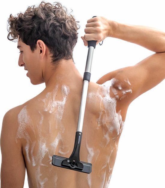 InnovaGoods Extaver - Scheerapparaat voor rug en lichaam met uitschuifbare handgreep