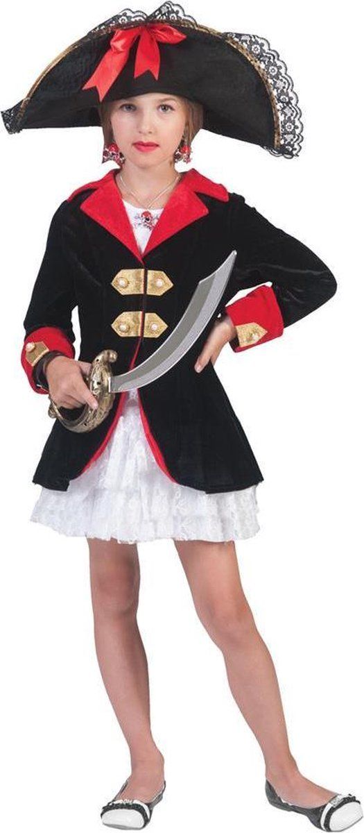 Funny Fashion Piratenkostuum | Piraat penny | Maat 140 | Verkleedkleding