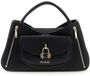 GUESS Jessa Girlfriend Bag Black Zwart Handtas Schoudertas