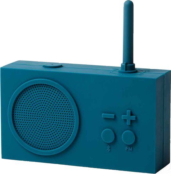 Lexon Tykho 3 - Bluetooth Badkamerradio - Blauwgroen