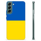 Samsung Coque Samsung Galaxy S22+ 5G en TPU Drapeau Ukraine - Jaune et bleu clair
