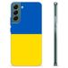 Samsung Coque Samsung Galaxy S22+ 5G en TPU Drapeau Ukraine - Jaune et bleu clair