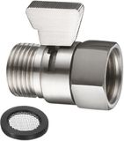 Merkloos Paws & Crafts B.V. Douchekop afsluitklep - G1/2 - knop type douche stroomregelklep