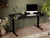 Bureau à hauteur réglable électrique 150 cm noir