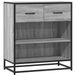 vidaXL Dressoir 68x35x76 cm bewerkt hout grijs sonoma eikenkleurig