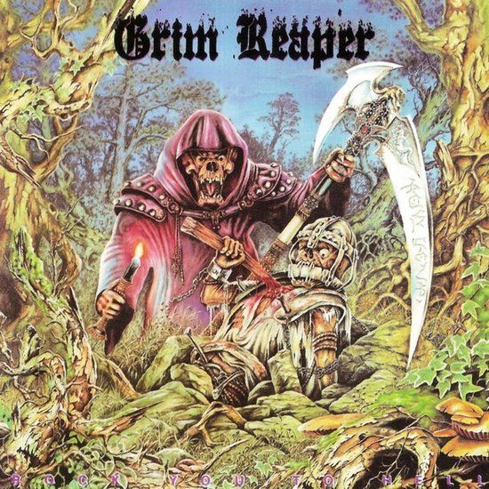 Rock Grim Reaper - Rock You To Hell (LP) (Coloured Vinyl) (Limited Edition)