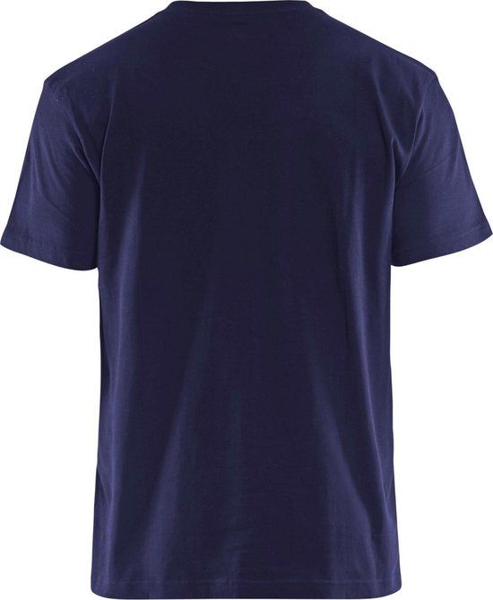 Blåkläder Werkshirt Bi-Colour Blauw/Geel - Maat M