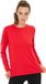 ELITE LAB Shirt Dames Lange Mouw Polyester/Elastaan Effen Rood S