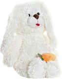 Item International Knuffel Konijn/haas - Wit - 28 cm