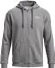 Under Armour Rival Zip Hoodie Heren - Maat S - Grijs