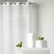 HomeMaison.com HM69807642 Geborduurd Organza Gordijn Polyester 140 x 240 cm Wit