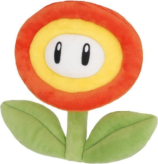 Together Plus Super Mario Bros Fire Flower 18cm Pluche