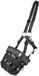 Pagony Reflective Graasmasker - Maat: Pony - Zwart - Polyamide