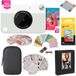 KODAK Printomatic Instant Camera (grijs) geschenkbundel + Zinkpapier (20 vellen) + Deluxe Case + 7 leuke stickersets + Twin Tip Markers + fotoalbum + hangende lijsten.
