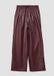 s.Oliver Kinder Broek Imitatieleer Bourgondisch Rood