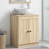 Maison Exclusive Armoire de salle de bain Exclusive, en bois imitation chêne Sonoma, dimensions 54 x 41 x 70 cm
