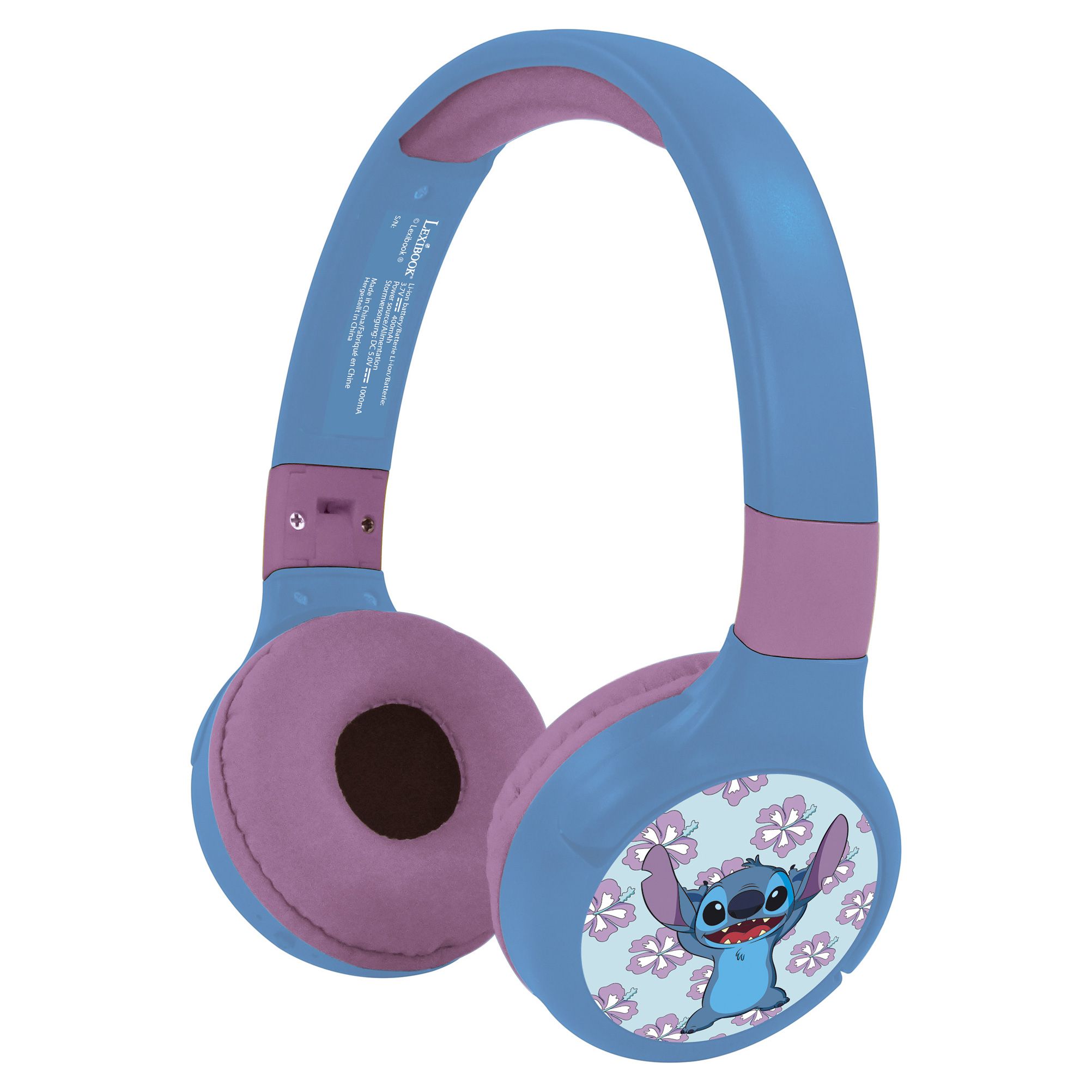 Lexibook Lilo & Stitch Bluetooth & Wired Over-Ear Koptelefoon - Multi Colour