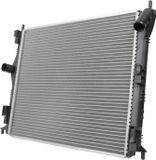 HELLA Motorkoeler, met gesoldeerde koelribben, afmetingen 480 - 408 mm, geschikt voor onder andere Dacia Sandero