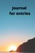 Journal for entries: Sketchbook for successful people Notebook 6*9