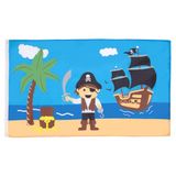 AZ FLAG Vlag Piraat schateiland 90x60 cm Polyester 100D 2 Ringen