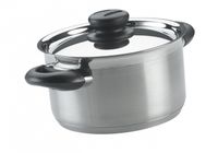 BK Karaat+ Casserole - 180 mm - 2,1 litre - Argent