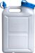 Hünersdorff Jerrycan met wijde hals 11 l Wit Kunststof Inclusief tapkraantje
