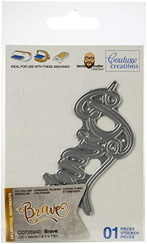 Couture Creations Couture creaties gesneden FOIL Emboss sterft, dappere 4.1"X1.8", een maat