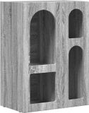 vidaXL Dressoir ELST Grijs Sonoma 59 x 35 x 80.5 cm Bewerkt hout