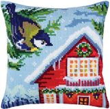 Collection d'Art Kussen borduurpakket Before Christmas