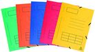 Exacompta 55360E Manila-kartonnen map, 3 kleppen, 355 g, voor DIN A4, 5 kleuren, 10 stuks