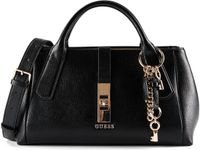 GUESS Brooke High Society Satchel Handtas Zwart