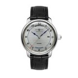 Zeppelin 8562-4 Montre homme cuir argenté noir automatique
