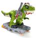 Jeu de rôle dinosaure avec lumière, son et effet de brouillard, vert