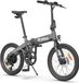 Himo Z20 Max - Vélo pliant électrique - 250W eBike - Léger - Gris - 20 Pouces - Cadre en aluminium - 6 Vitesses - Moteur central Shimano
