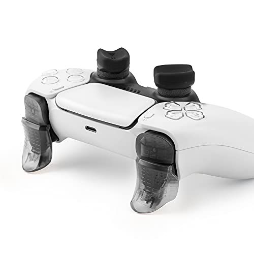NITHO PS5 FPS Gaming Kit for PlayStation 5 Dual Sense Controller Customizing Kit with Thumb Grips Ergonomic Button Trigger Precise Aiming Kit