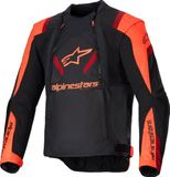 Alpinestars T-Stunt Air Motorfiets textieljas Zwart/neonrood S