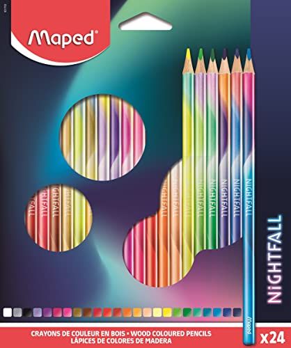 Maped Nightfall Kleurpotloden - 24 stuks