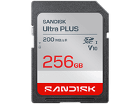 Sandisk Sdxc Ultra Plus 256gb Uhs-i-v10- U1- C10 200mb/s-Hd 256 Gb
