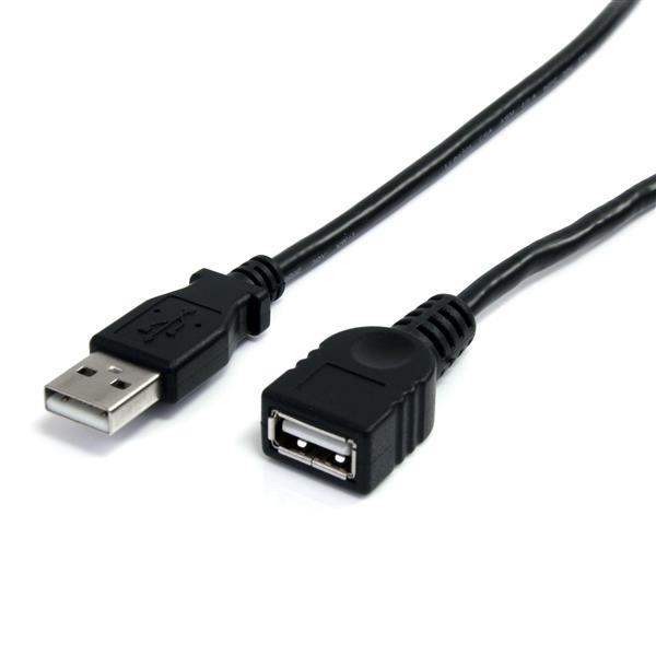 StarTech.com 90cm USB 2.0 Verlengkabel A naar A Zwart M/F