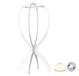 Support de perruque - Pliable - 35 cm - Blanc