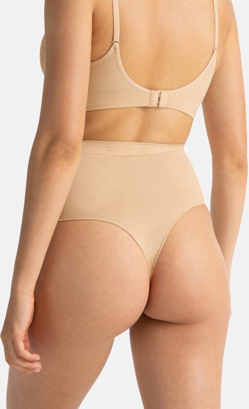 Dorina Absolute Sculpt Hoge Corrigerende String - Beige - S
